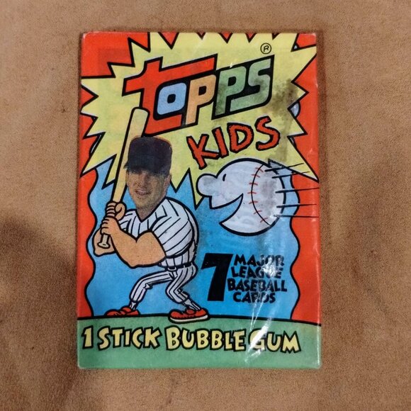 1992 Topps Kids Major League Baseball Bubblegum Card Packs Set of 5 NEW SEALED - Picture 2 of 3